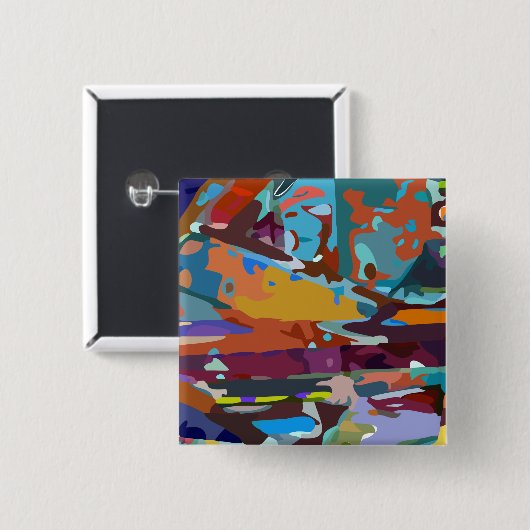 "duistere theorie": 2-inch vierkante Button (Voorkant /achterkant)