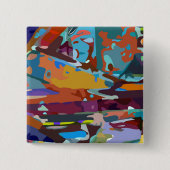 "duistere theorie": 2-inch vierkante Button (Voorkant)