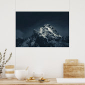 Duisternis en berg poster (Keuken)