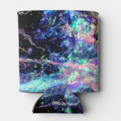 Duisternis en licht, donker opaal kristal: blikjeskoeler (Achterkant)