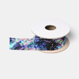 duisternis en licht, donkere opaal : satijnen lint
