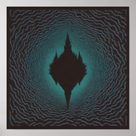 Duisternis gespiegeld poster