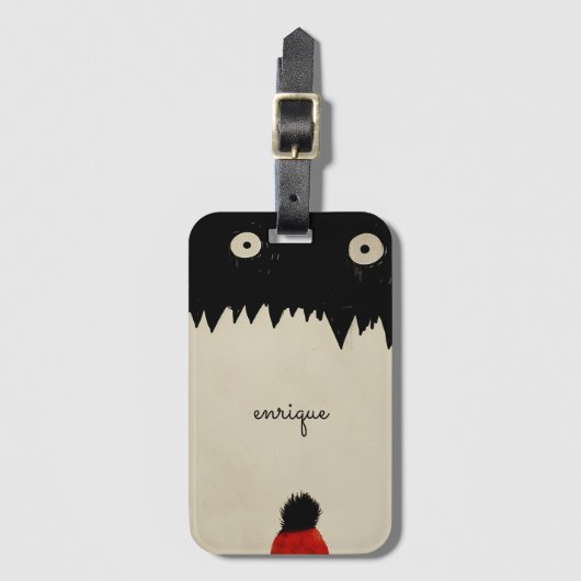 Duisternis het monster bagagelabel (Voorkant (verticaal))