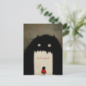 Duisternis, het Monster Briefkaart (Staand voorkant)