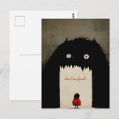 Duisternis, het Monster Briefkaart (Voorkant / Achterkant)