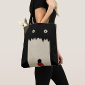 Duisternis het monster tote bag (Dichtbij)