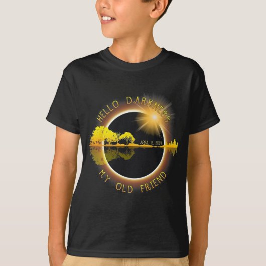 Duisternis Mijn oude vriend Eclipse T-shirt (Voorkant)