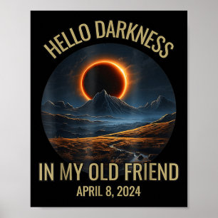 Duisternis Mijn oude vriend Grappig 2024 Zonsverdu Poster