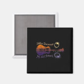 Duisternis Mijn oude vriend Zonsverduistering Magneet (Voorkant / Achterkant)