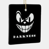 Duisternis monster gezicht keramisch ornament (Rechts)