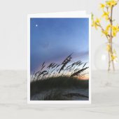 Duisternis op het strand. kaart (Gele Bloem)