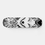 Duisternis Pierce Wolf Zwart Kleur Persoonlijk Skateboard (Horizontaal)