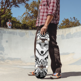 Duisternis Pierce Wolf Zwart Kleur Persoonlijk Skateboard