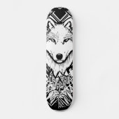 Duisternis Pierce Wolf Zwart Kleur Persoonlijk Skateboard (Voorkant)