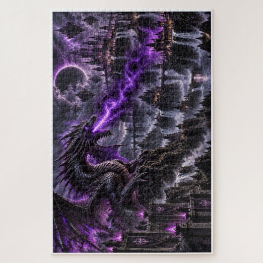 Duisternisdraak – Rijk van de Eclips Legpuzzel (Verticaal)