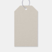 Duit met tak Unisex Doop Bedankt Cadeaulabel (Achterkant)