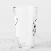 Duiteneenstaarters dieren jagen op mannen, bijtend glas (Links)