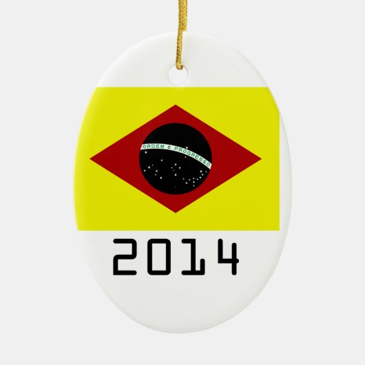Duits 2014 keramisch ornament (Voorkant)