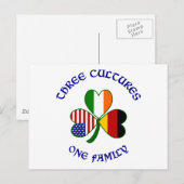 Duits 3 Culturen Briefkaart (Voorkant / Achterkant)
