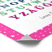 Duits Alfabet – Schattig Fee Poster (Hoek)