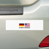 Duits-Amerikaans Bumpersticker (Op auto)