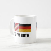 Duits-Amerikaans Ja Ik Ben Beide - Duitsland VS Bu Koffiemok (Voorkant links)