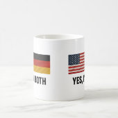 Duits-Amerikaans Ja Ik Ben Beide - Duitsland VS Bu Koffiemok (Center)