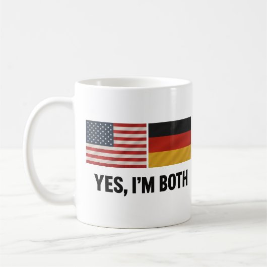Duits-Amerikaans Ja Ik Ben Beide - Duitsland VS Bu Koffiemok (Links)