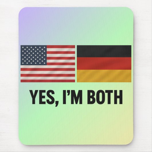 Duits-Amerikaans Ja Ik Ben Beide - Duitsland VS Bu Muismat (Voorkant)