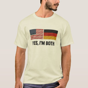 Duits-Amerikaans Ja Ik Ben Beide - Duitsland VS Bu T-shirt