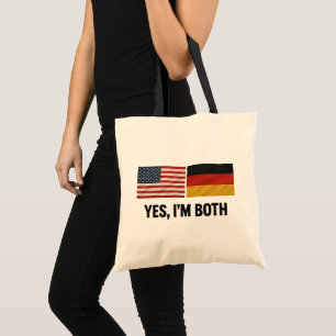 Duits-Amerikaans Ja Ik Ben Beide - Duitsland VS Bu Tote Bag