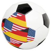 Duits Amerikaans Pride Vlag Voetbal (Drie kwart)