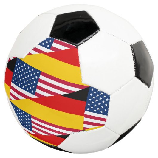 Duits Amerikaans Pride Vlag Voetbal (Drie kwart)