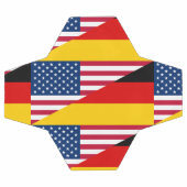 Duits Amerikaans Pride Vlag Voetbal (Enkel)