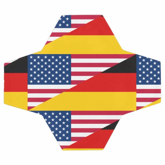 Duits Amerikaans Pride Vlag Voetbal (Enkel)