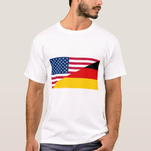 Duits-Amerikaanse Vlag Heren T-Shirt
