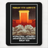 Duits Art Deco Auto Show Muismat (Voorkant)