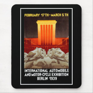 Duits Art Deco Auto Show Muismat