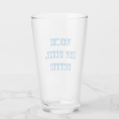 Duits Beer Festival Funny Beer Quote Oktoberfest Glas (Achterkant)