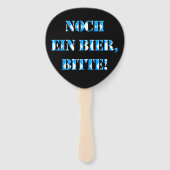 Duits Beer Festival Funny Quote Oktoberfest Hand Handwaaier (Achterkant)
