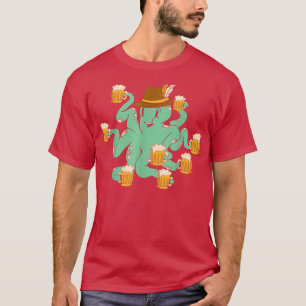 Duits Beer Octopus Tentacle Design for a Beer Lov T-shirt