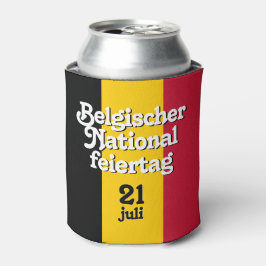 Duits Belgischer Nationalfeiertag Belgische vlag Blikjeskoeler