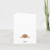 Duits Belsnickel Frahe Weihnachten Kerstmis Feestdagen Kaart (Achterkant)