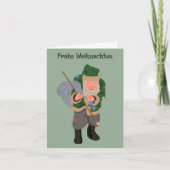 Duits Belsnickel Frahe Weihnachten Kerstmis Feestdagen Kaart (Voorkant)