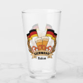 Duits Bier aangepaste naam pint glas (Achterkant)