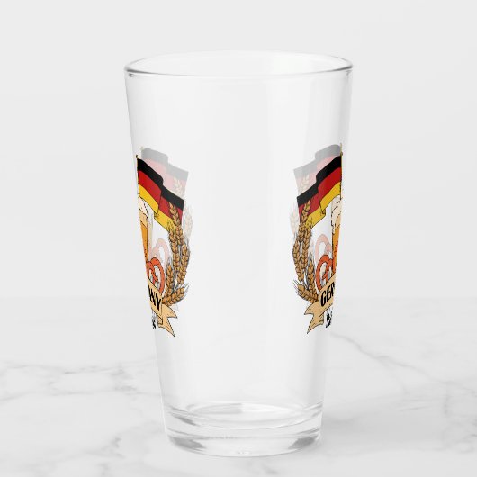 Duits Bier aangepaste naam pint glas (Rechts)