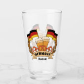 Duits Bier aangepaste naam pint glas (Voorkant)
