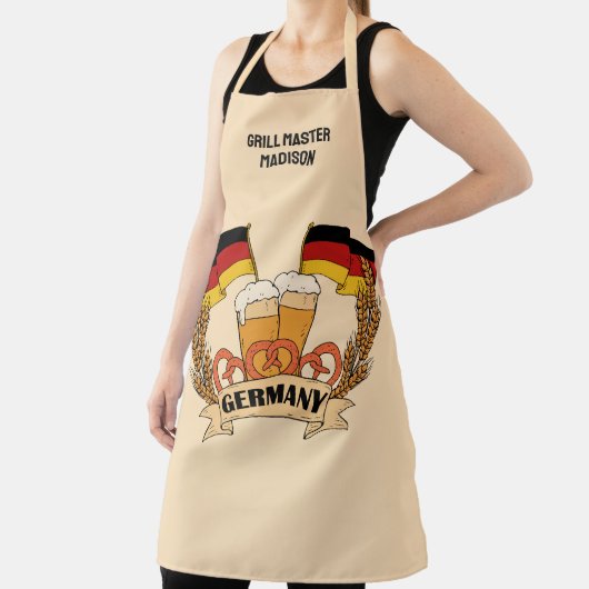 Duits bier aangepaste naam schort (Insitu)