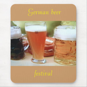 Duits bier, festival mousepad muismat