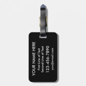 Duits bij de Sjabloon van het Bagagelabel Heart, D (Achterkant verticaal)